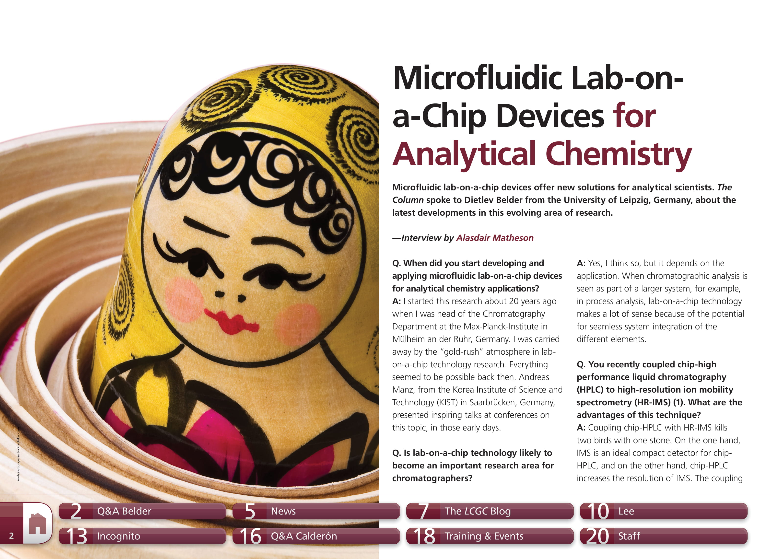 Microfluidic Lab-on-a-Chip Devices for Analytical Chemistry 